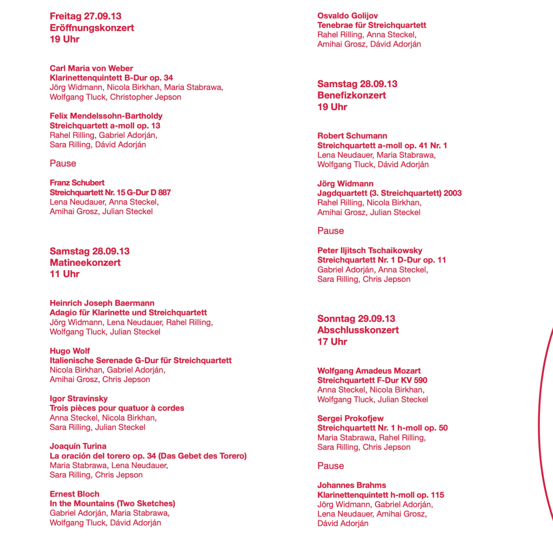 Plakat 2013